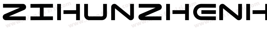 zihunzhenhunshoushu Regular字体转换